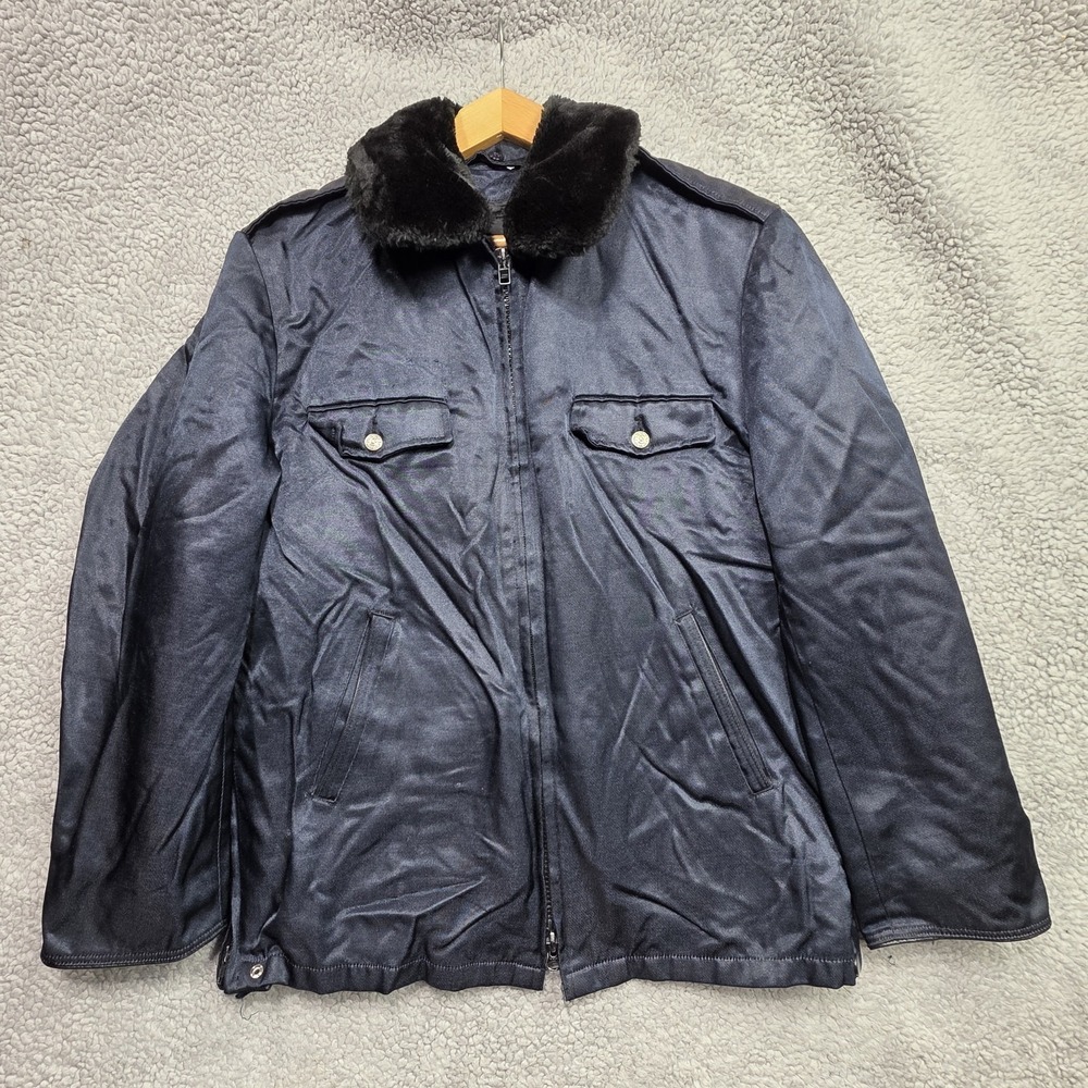 Vintage Blauer Police/ Guard Jacket Men's Size 40R Blue Full Zip Insulated‎